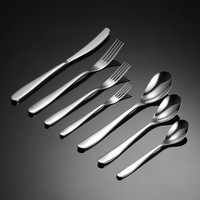 Vaisselle de mariage, ensemble cuillère et fourchette, couverts en acier inoxydable, ensemble de couverts avec boîte