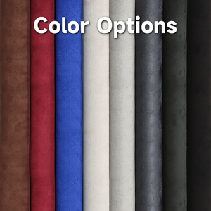 Suave terciopelo rojo gamuza tela CAMBIO DE Color coche Alcan Tara Interior envoltura para coche salpicadero techo móvil y portátil - Product Image 4