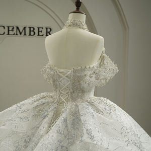 Gt26028 Vestido de Novia Civil con Espalda de Encaje, Estilo Princesa con Falda Escalonada, Vestido Nupcial Jancember - Product Image 5