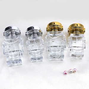HOMAY Embalaje Venta caliente <span class=keywords><strong>Robot</strong></span> Shape 30ml 50ml Botella de <span class=keywords><strong>perfume</strong></span> transparente Botella de cosméticos en aerosol Botella de <span class=keywords><strong>perfume</strong></span> - Product Image 2