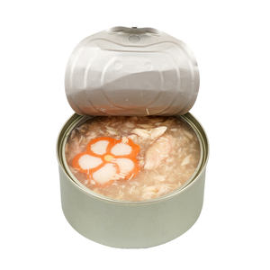 Oem ספק מפעל מחמד מחמד מזון באיכות גבוהה לחיות מחמד + עוגת דגים משומר 85 גר גר 'מזון רטוב - Product Image 5