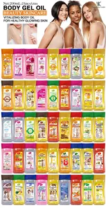 Minyak esensial VB lintas batas, 200ml minyak pijat VE kunyit Vitamin C pelembap tubuh wajah mawar infusi untuk warna gelap - Product Image 6