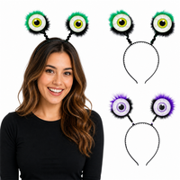 Serre-tête créatif Halloween avec yeux bouleux et sanglants, accessoire de costume effrayant pour mascarade et fête cosplay