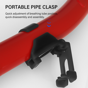 SNK200 su geçirmez silikon yetişkin şnorkel ekipmanları kuru dalış solunum tüpü kuru dalış şnorkel tüplü dalış ekipmanları - Product Image 5