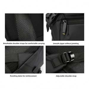 Sac à dos de voyage imperméable personnalisé en gros 2025, sac décontracté pour hommes, sac pour étudiants, sac à dos pour ordinateur portable - Product Image 5