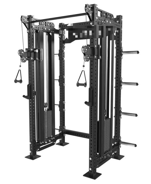 Power Squat Rack With Cable Training Gym