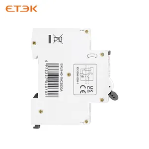 ETEK EKL9-40 elektronik tip 6KA 1P + N 6A-40A rceğrisi C tipi A RCBO