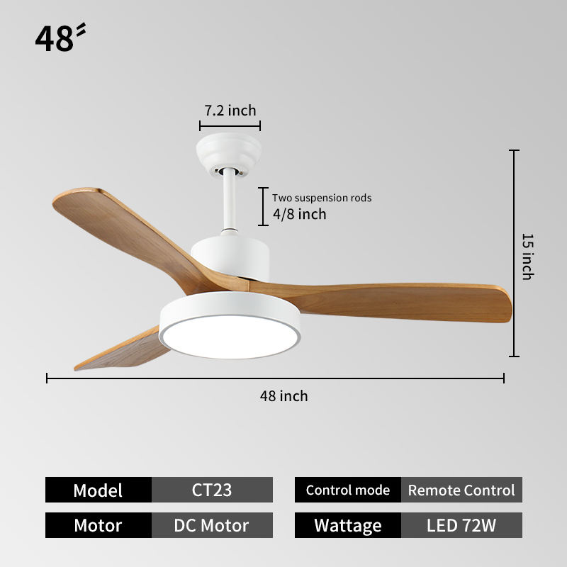 Blanco + Madera poco profunda + 48