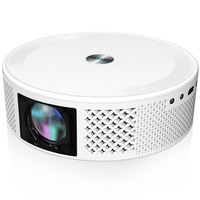 Mini projecteur portable pour la maison, Android 11 OS, fonctionnalités intelligentes, résolution maximale 1080P, batterie intégrée, stéréo HIFI
