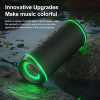 Venta Directa al por Mayor, Altavoz Inalámbrico RGB de 16W y 1800mAh, Resistente al Agua 5.4, para Fiestas al Aire Libre y Uso con Computadora