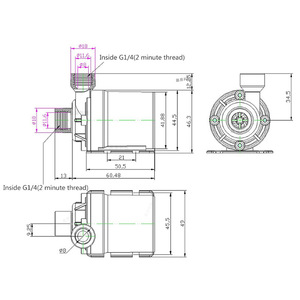 Dc Brushless Water <b>Pump</b> <b>12V</b> 24V Submersible Mini Booster For Aquarium Rockery Cooling Low Noise - Product Image 4