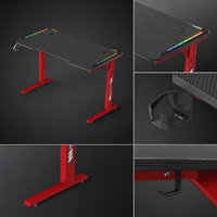 Bureau d'ordinateur ergonomique AOR, table de jeu E-sports, vente en gros d'usine, personnalisation DIY, matériaux écologiques