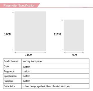 Nhanh chóng hòa tan cao bọt dùng một lần thân thiện với môi vết bẩn cứng đầu tấm giặt vải nhẹ nhàng tùy chỉnh xây dựng thương hiệu có sẵn số lượng lớn - Product Image 6