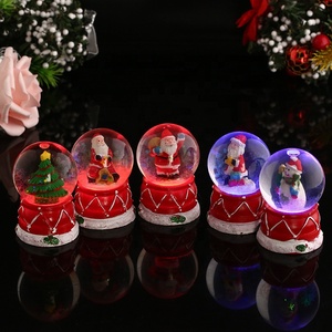 Christmas Small <b>Glowing</b> Glass Crystal <b>Ball</b> Decoration Christmas Desktop Ornament - Product Image 3