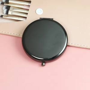 Double-Sided <b>Small</b> <b>Mirror</b> Portable Folding <b>Round</b> Makeup <b>Mirror</b> Rose Gold Simple Mini Men and Women Handheld Pocket <b>Mirror</b> - Product Image 5