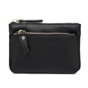 กระเป๋าใส่เหรียญหนังแท้คุณภาพสูง กันน้ำ พกพาสะดวก แฟชั่น มีซิปและสายคล้อง สำหรับเดินทาง-ขายส่ง มีหลายสี - Product Image 5