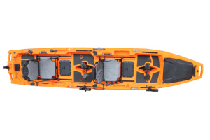 Nouveau Vicking Modulaire Amovible Tandem <span class=keywords><strong>2</strong></span> Personnes En Plastique Dur Pêcheur Kayak 14 FT <span class=keywords><strong>2</strong></span> ou 3 Section Pédale Kayak De Pêche avec Pédales - Product Image 5