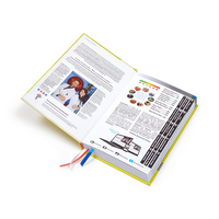 Impression de brochures personnalisées avec reliure parfaite, papier couché, couverture rigide, service d'impression de menus
