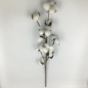 K-1040 Fiori di Cotone Artificiali Essiccati di Varie Dimensioni per Decorazione Casa, Vendita Calda - Product Image 4