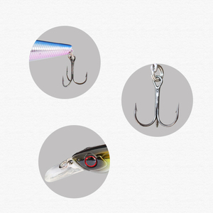 Nouvel Arrivage Leurres Souples Artificiels en ABS Imprimés de 12,8 cm et 10 cm pour la Pêche au <span class=keywords><strong>Brochet</strong></span> en Mer, en Rivière, en Lac et en Ruisseau avec Hameçons - Product Image 2
