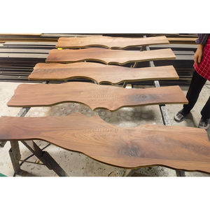 Plancher américain d'art de noix en bois solide de <span class=keywords><strong>parquet</strong></span> <span class=keywords><strong>vieilli</strong></span> de forme irrégulière de style antique de luxe - Product Image 4