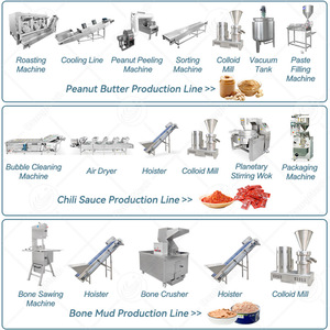 Orme thương mại mè xay quá trình hạnh nhân dán máy xay nhà sản xuất keo Mill tahini Nut bơ đậu phộng làm cho máy - Product Image 5