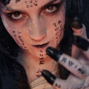 Tatuaje Temporal de Halloween, Adhesivo de <span class=keywords><strong>Maquillaje</strong></span> Facial con Diseño de <span class=keywords><strong>Momia</strong></span> Aterradora, Transferible al Agua, Color Negro - Product Image 5