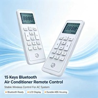 Télécommande de climatiseur JCXK 15 touches en plastique ABS, OEM ODM personnalisé