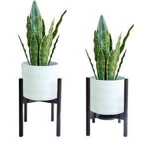 Legend – support de fleurs <span class=keywords><strong>en</strong></span> bambou au milieu du siècle, jardinière intérieure et extérieure, décoration de balcon, support de fleurs <span class=keywords><strong>en</strong></span> <span class=keywords><strong>bois</strong></span> noir, Offre Spéciale - Product Image 1