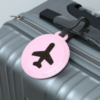 Étiquette de bagage en PVC à motif lettres haute fréquence, pendentif créatif pour carte d'embarquement d'avion, cadeau, fourni par l'usine
