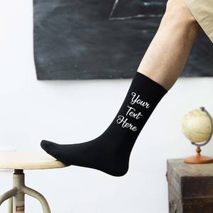 Personalised Your Text Here Anti-Bacterial Letter Pattern Novelty <strong>Socks</strong> Dad Daddy <strong>Uncle</strong> Grandad Birthday Wedding Great Present - Product Image 1