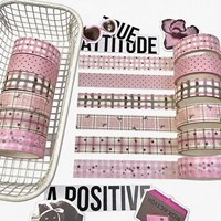 Cinta Adhesiva Decorativa Impermeable de Calidad Premium con Diseño Personalizado, Proveedor Mayorista de Cinta Washi para Scrapbooking y Envoltura de Regalos