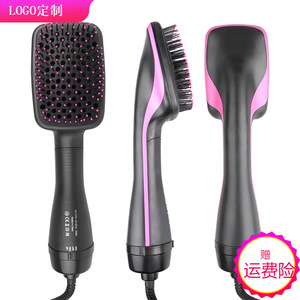 Peigne à air chaud 2 en 1 Quick Style pour cheveux secs et mouillés avec plaques en céramique, 220V, filaire, réutilisable - Product Image 2