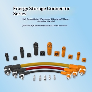Conector de Nailon PA66 Impermeable para Almacenamiento de Energía <span class=keywords><strong>RJC</strong></span>, 70A500A, Alta Tensión, Alta Corriente, para Estaciones de Energía Fotovoltaica Industriales - Product Image 2