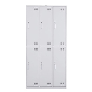ตู้ล็อกเกอร์โลหะ 3 ชั้น พร้อมกุญแจล็อค สำหรับสำนักงาน ใช้เก็บเอกสาร - Product Image 1
