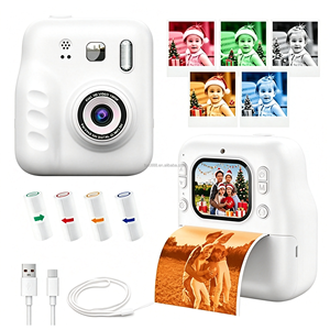 Appareil photo pour enfants en stock d'usine, écran IPS 2,0 pouces, enregistrement vidéo 9600W pixels, cadeau amusant et coloré, appareil photo d'impression pour enfants - Product Image 2