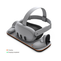 Accesorios de VR, estación de carga de almacenamiento de gafas inteligentes, auriculares portátiles, controlador de juego, base de carga para oculus meta Quest 2 3