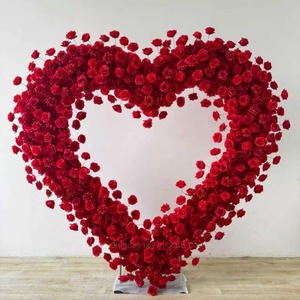 Arco de Corazón Artificial para Decoración de Escenarios, Arreglo 5D, Arco de Corazón con Flores para Decoración de Bodas - Product Image 4