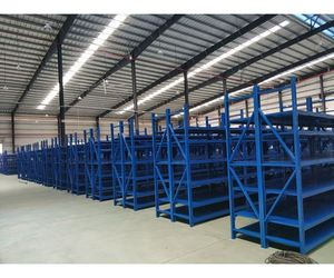 4 couches en métal entrepôt de stockage en acier en métal à longue portée rayonnage, slective supports - Product Image 6