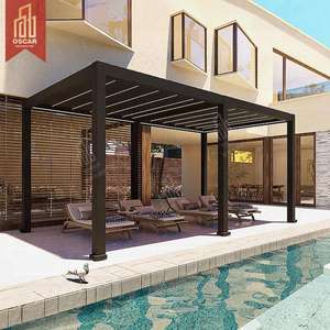 Sistema de control remoto para <span class=keywords><strong>pared</strong></span>, casa adjunta, Patio, jardín, patio, decoración exterior, pérgola retráctil de gama alta de lujo - Product Image 1