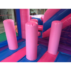 Château gonflable pour enfants, combo sirène, avec toboggan, châteaux gonflables pour enfants, aire <span class=keywords><strong>de</strong></span> jeux gonflable rose - Product Image 3