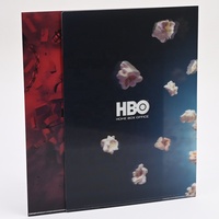 Artworldgift - Carpeta de Archivo en Forma de L, A4, PP, Resistente, 0.45 mm de Grosor, Impresión UV Visual 3D, Plástico Brillante, Carpeta Promocional