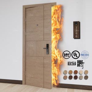 American Approved 20/30/45/60 mins <span class=keywords><strong>WH</strong></span> approuvé porte coupe-feu d'hôtel pour appartement porte intérieure en bois porte en contreplaqué ignifuge - Product Image 3