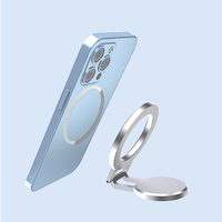 Support de téléphone magnétique rotatif et réglable en alliage d'aluminium flexible pour tableau de bord de voiture, personnalisable avec logo OEM/ODM, directement de l'usine, modèle FY56-B