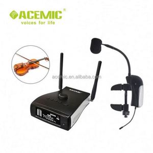 ACEMIC UHF ไมโครโฟนเครื่องดนตรีไมโครโฟนลดเสียงรบกวนแบบไร้สายสำหรับกีตาร์ไวโอลิน - Product Image 4