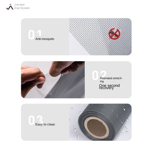 Nhà máy tùy chỉnh HD vô hình thép không gỉ gạc dễ dàng làm sạch chống muỗi cuộn lại màn hình lưới cho bầu trời thỏ vật nuôi gạc - Product Image 4