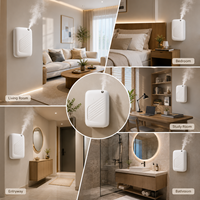 Diffuseur d'arômes sans eau, diffuseur de parfum, machine de diffusion de senteurs 400 ml, à poser verticalement ou à fixer au mur, pour la maison