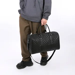 Bolsa de viagem duffel unissex, bolsa de luxo de alta qualidade, à prova d' água, para homens e mulheres, com logotipo personalizado
