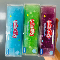 Vente en gros de bâtonnets de beurre slushy colorés de 4 oz, jouets anti-stress à montée lente pour enfants