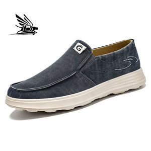 Lo último en zapatos bajos de lona casuales de moda para hombres, <span class=keywords><strong>Tenis</strong></span> elegantes para caminar al aire libre para invierno y primavera, suela de TPU - Product Image 3